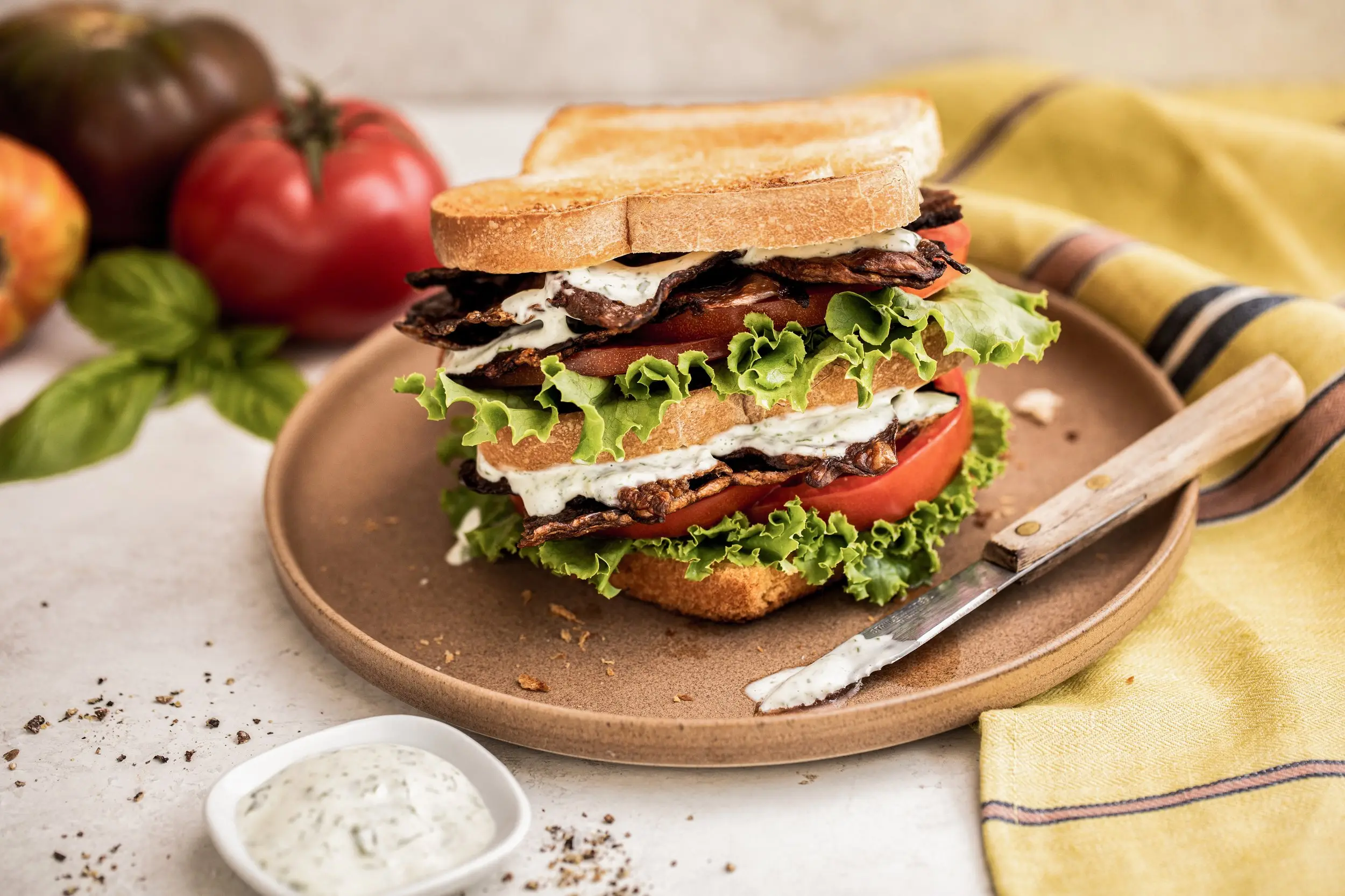 Double-decker BLT
