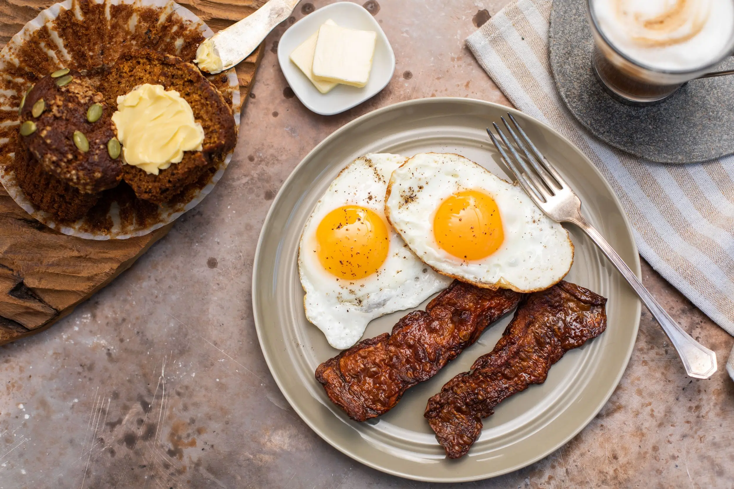 MyBacon and Eggs on a plate